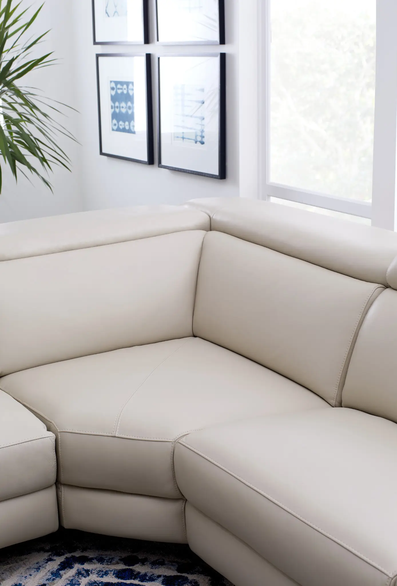 Atlas Taupe Lthr/vinyl Medium Dual Power Right Chaise Sectional Atlas Taupe Lthr/vinyl Medium Dual Power Right Chaise Sectional