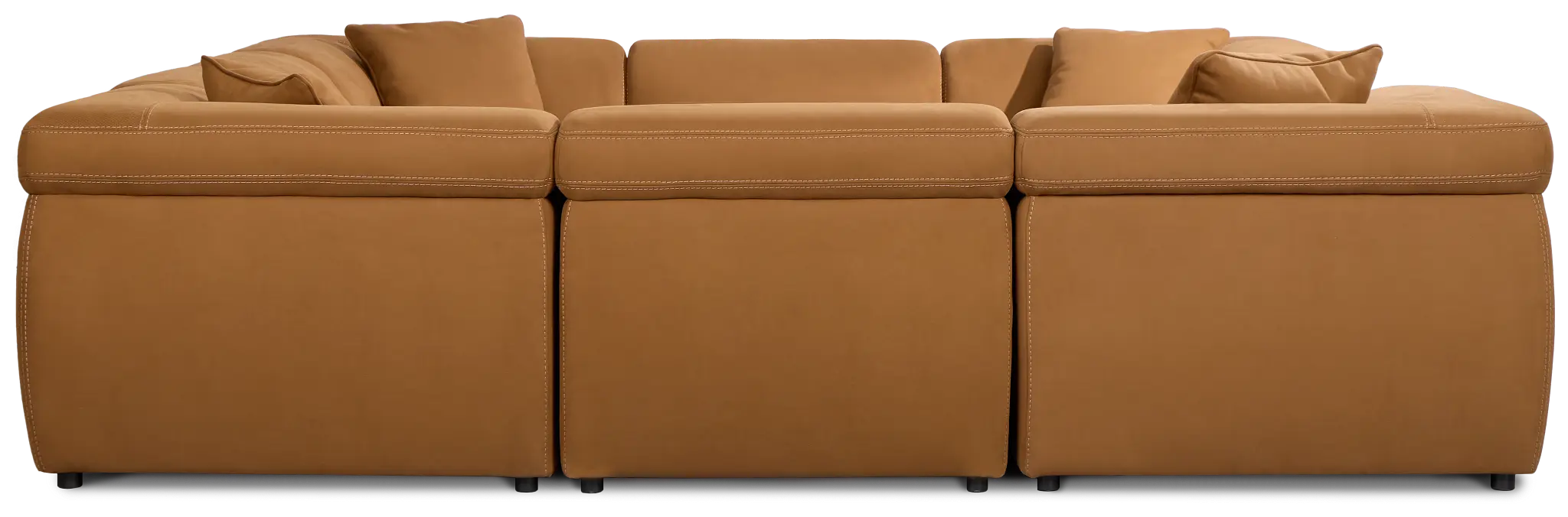 Aria Medium Brown Micro Immersive 8-piece Modular Sectional W/4 Speakers Aria Medium Brown Micro Immersive 8-piece Modular Sectional W/4 Speakers