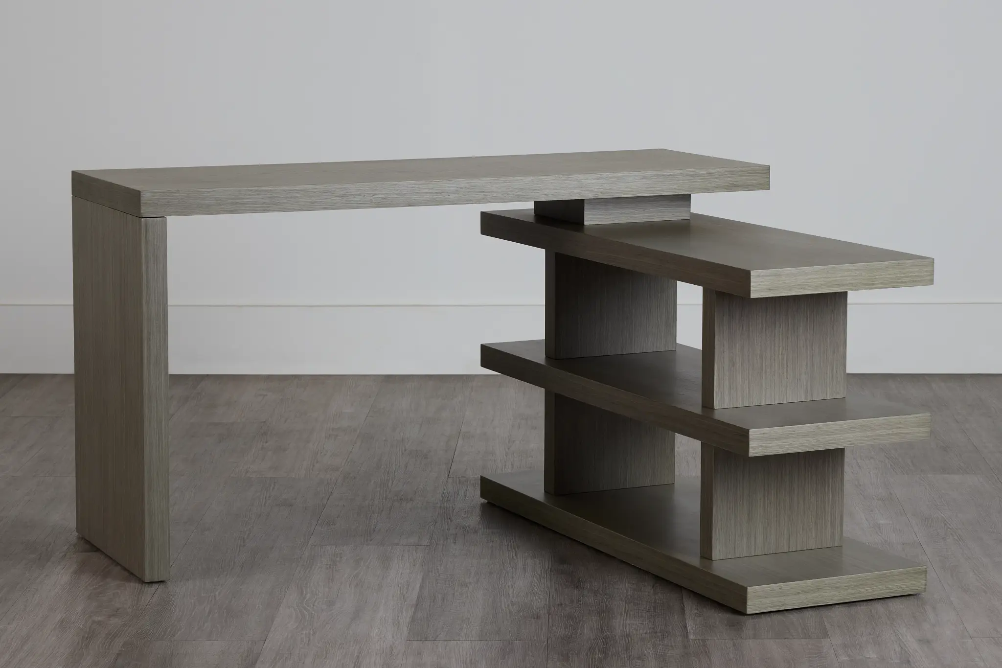 Olympia Gray Wood L Desk Olympia Gray Wood L Desk