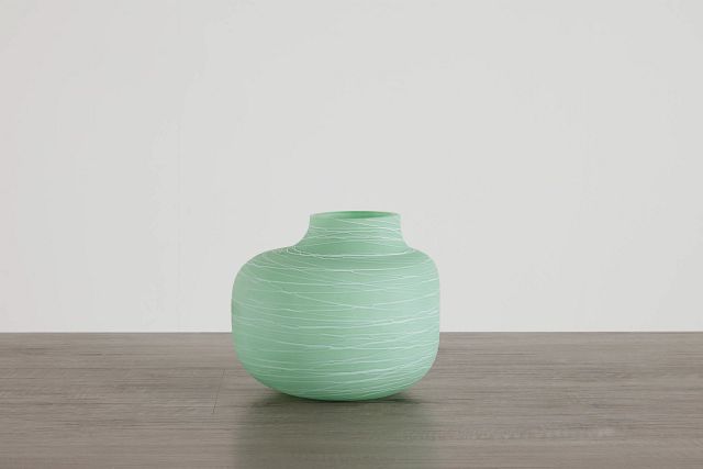 Hayley Green Small Vase