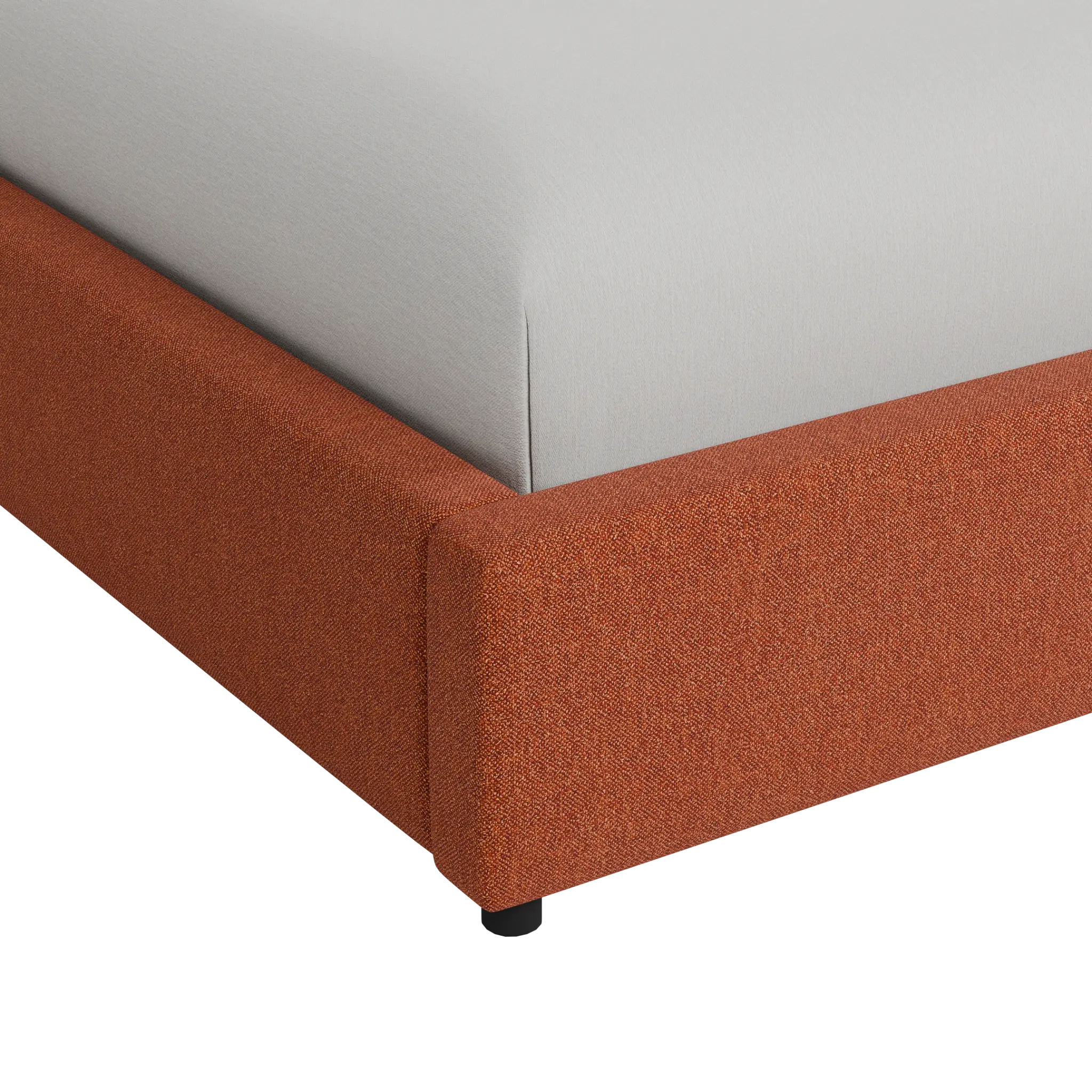 Grayton Elite Medium Brown 54" Upholstered Platform Bed Grayton Elite Medium Brown 54" Upholstered Platform Bed