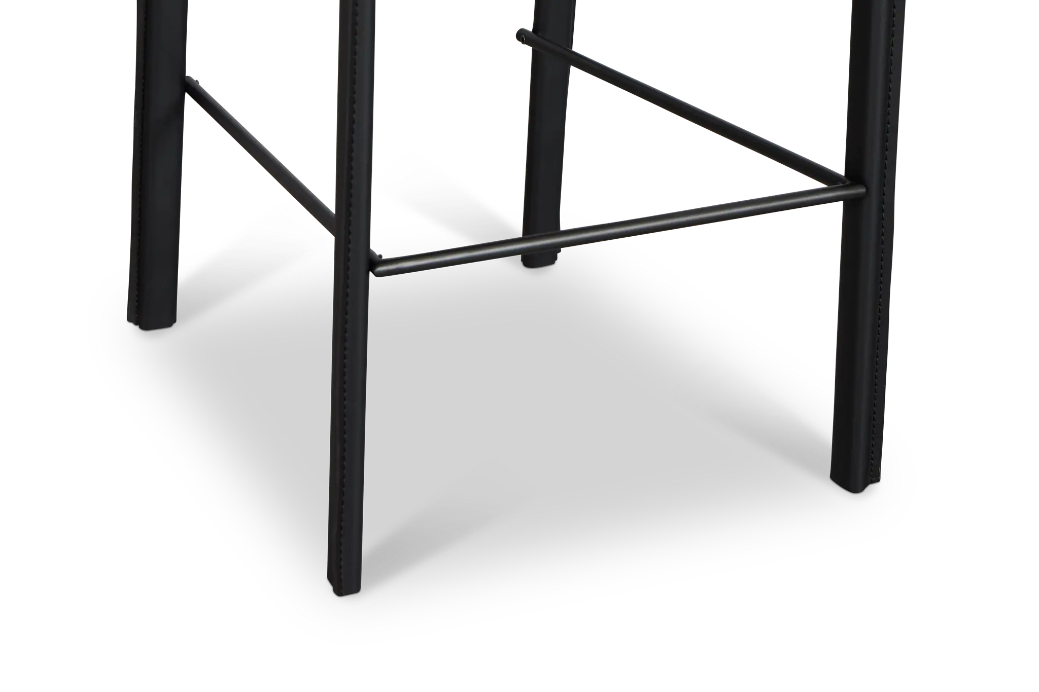Lagos Black 27" Upholstered Barstool Lagos Black 27" Upholstered Barstool