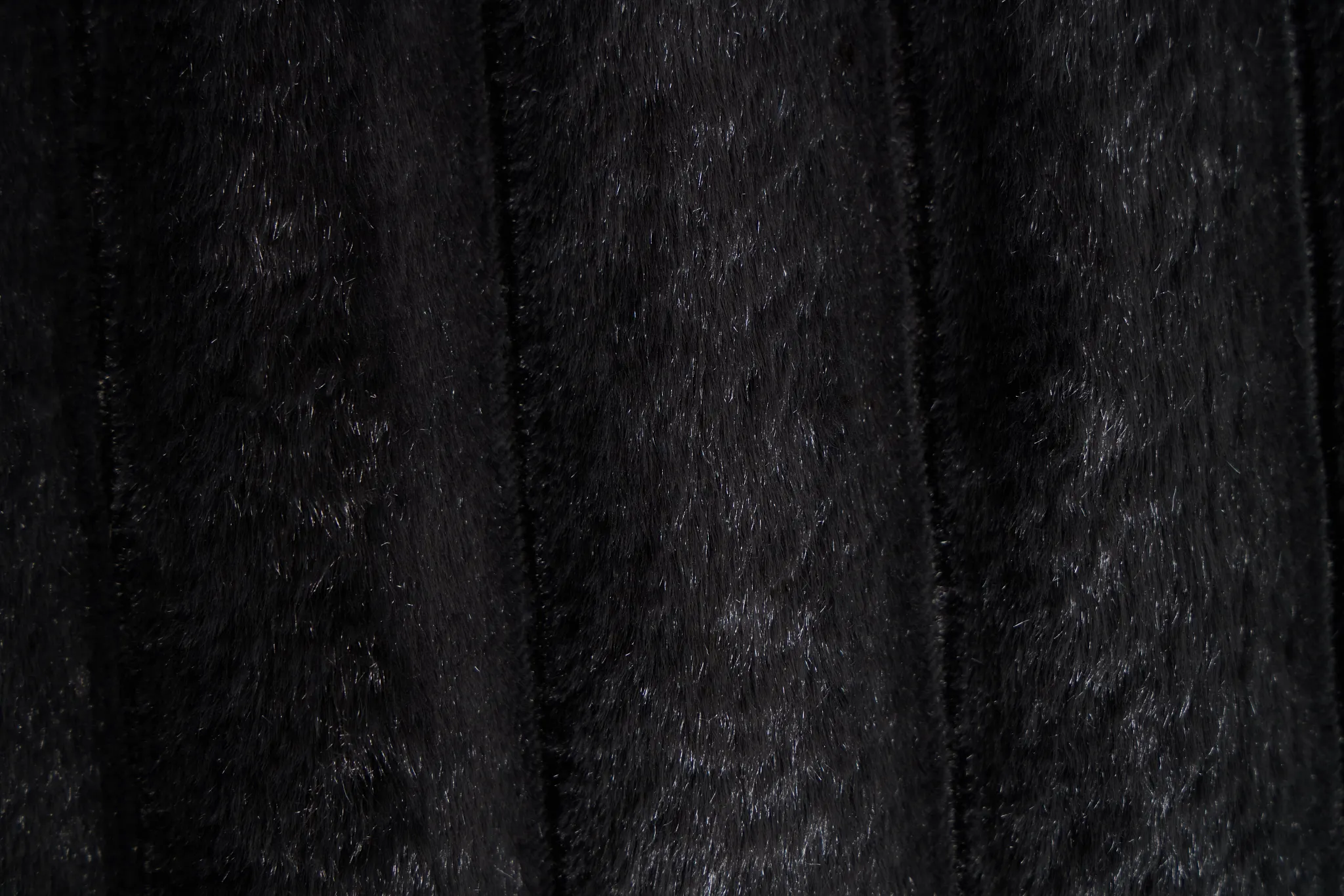 Teddy Black Fabric Large Right Chaise Sectional