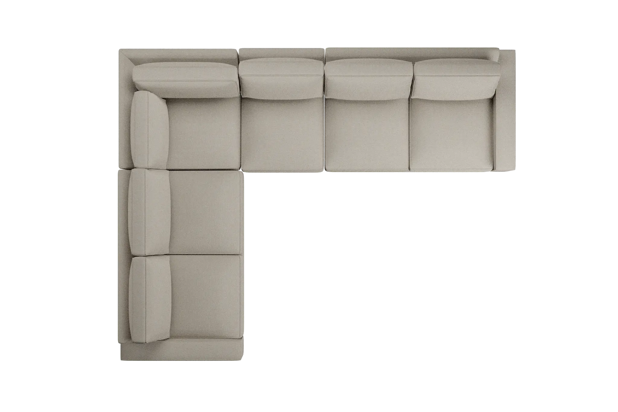 Edgewater Peyton Beige Medium Two-arm Sectional Edgewater Peyton Beige Medium Two-arm Sectional