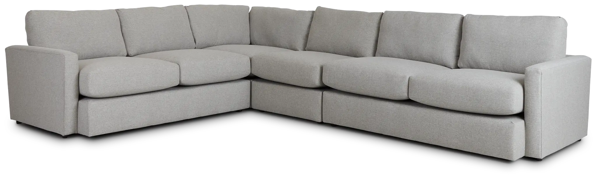 Noah Khaki Fabric Medium Two-arm Sectional Noah Khaki Fabric Medium Two-arm Sectional