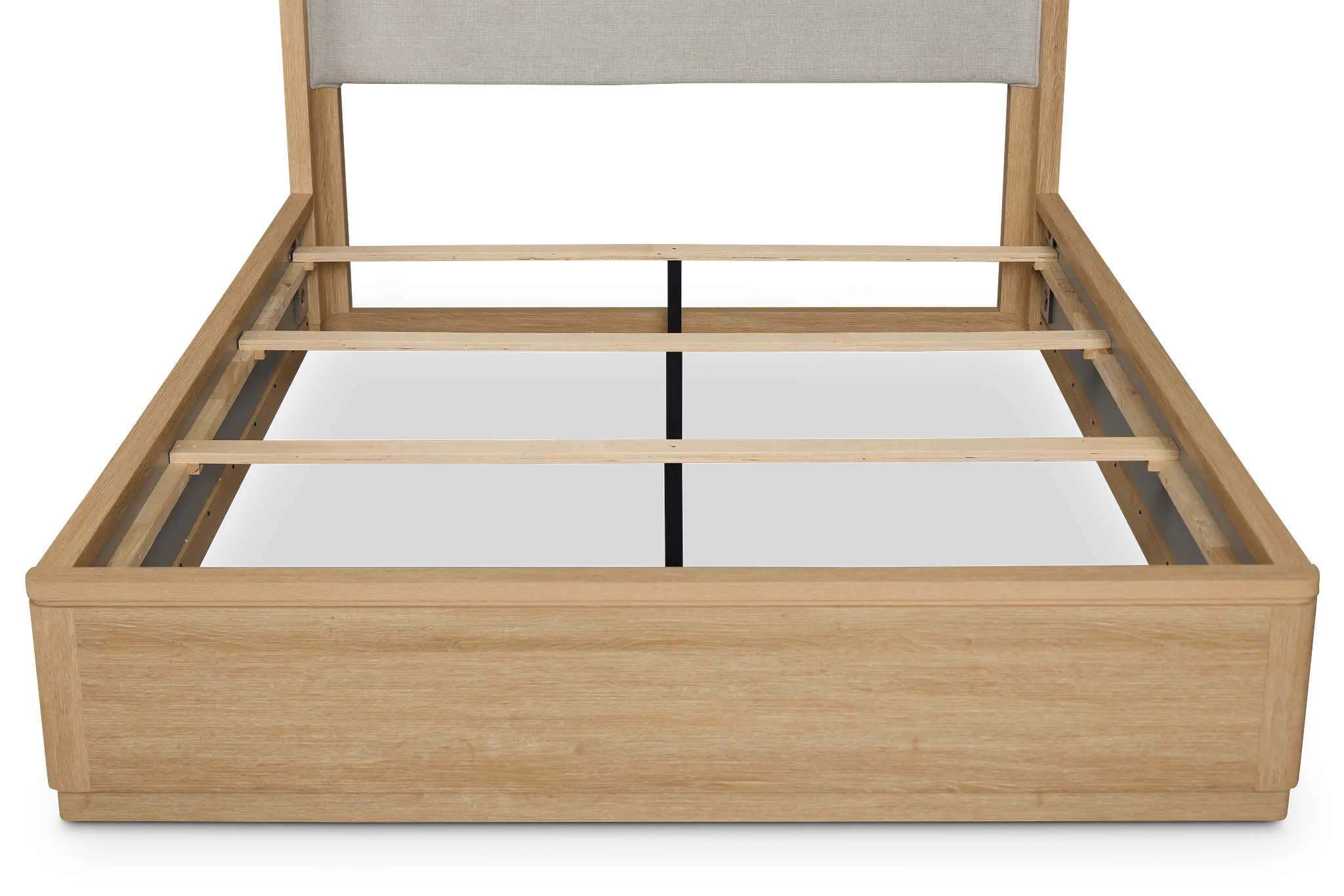 Emory Light Tone Upholstered Platform Bed Emory Light Tone Upholstered Platform Bed