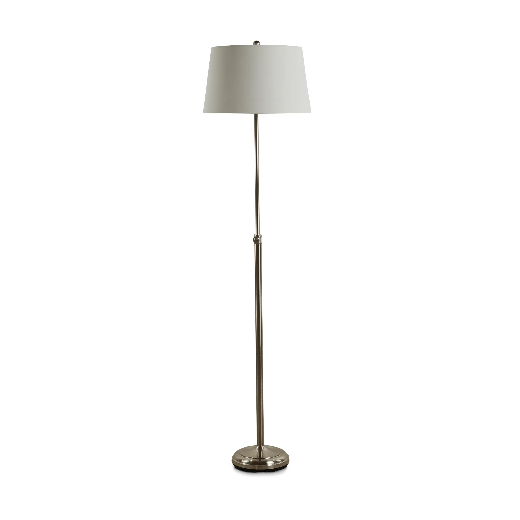 Maisie Silver Metal Floor Lamp