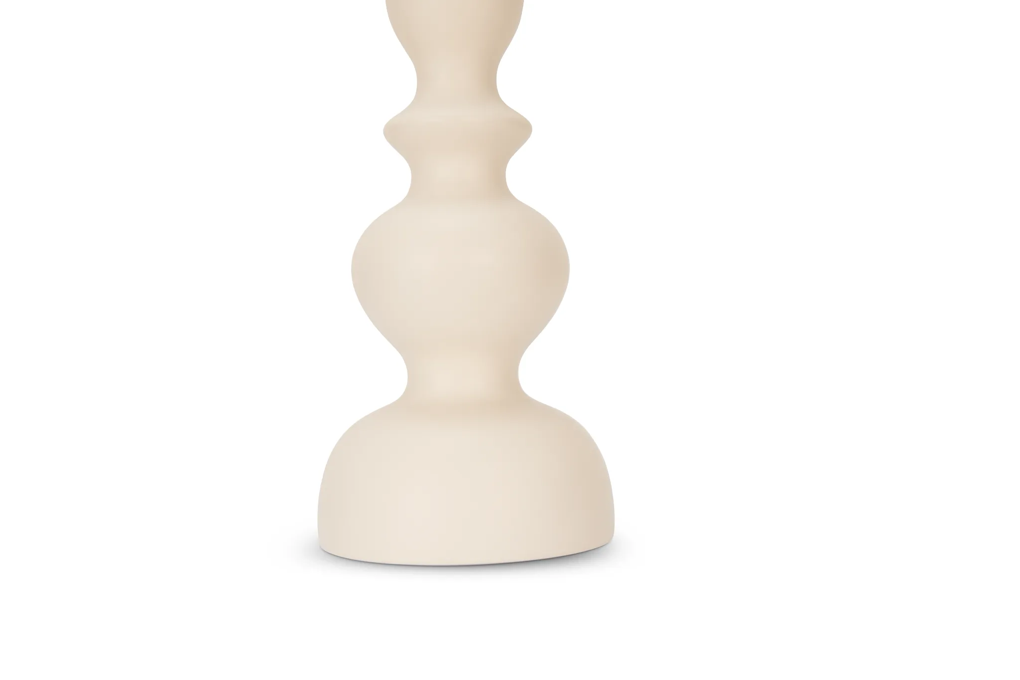 Ula Beige Candle Holder