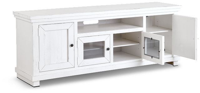 Willow White 74" Tv Stand