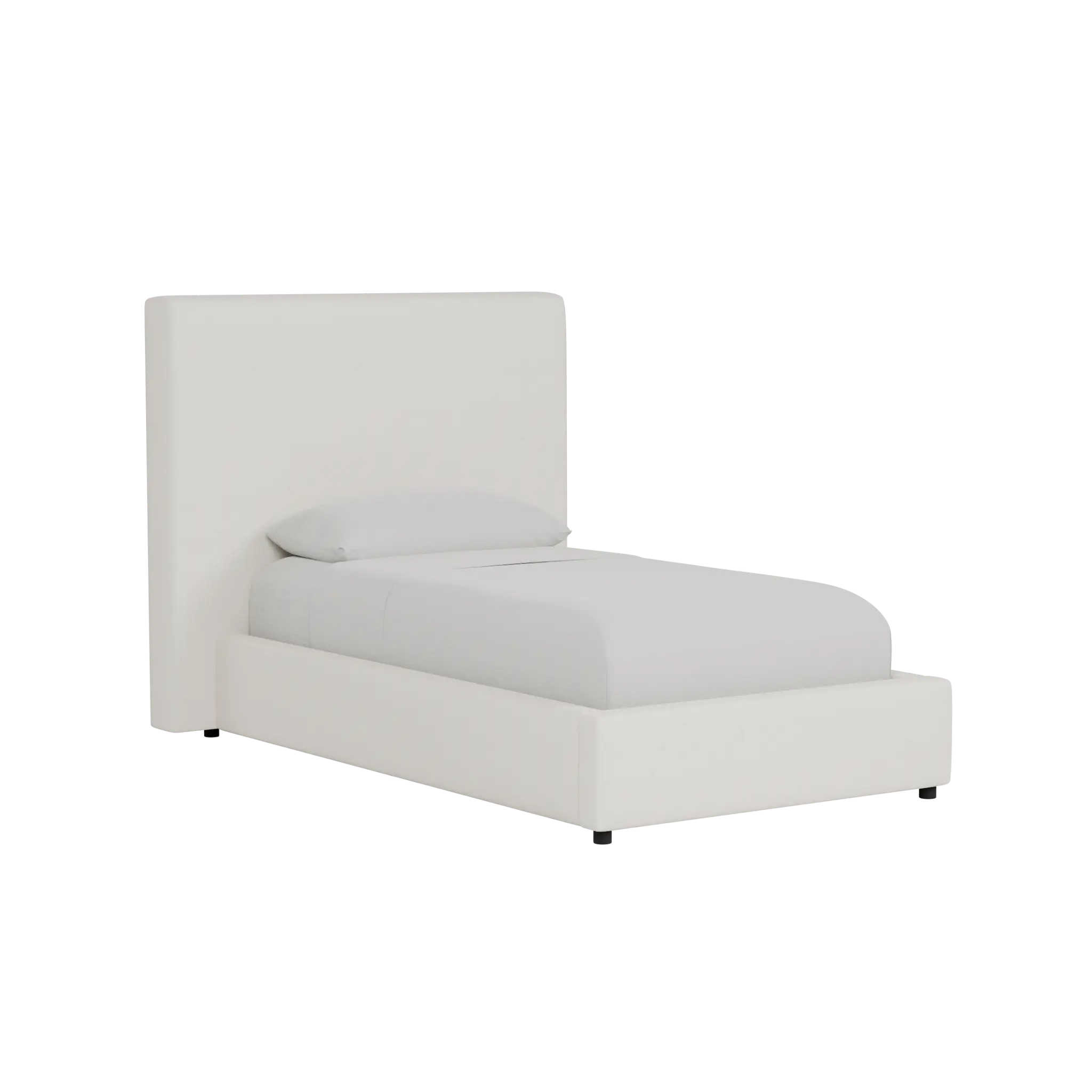 Grayton Gellar Beige 54" Upholstered Platform Bed Grayton Gellar Beige 54" Upholstered Platform Bed