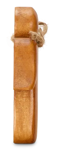 Angel Mid Tone Wood Sculpture