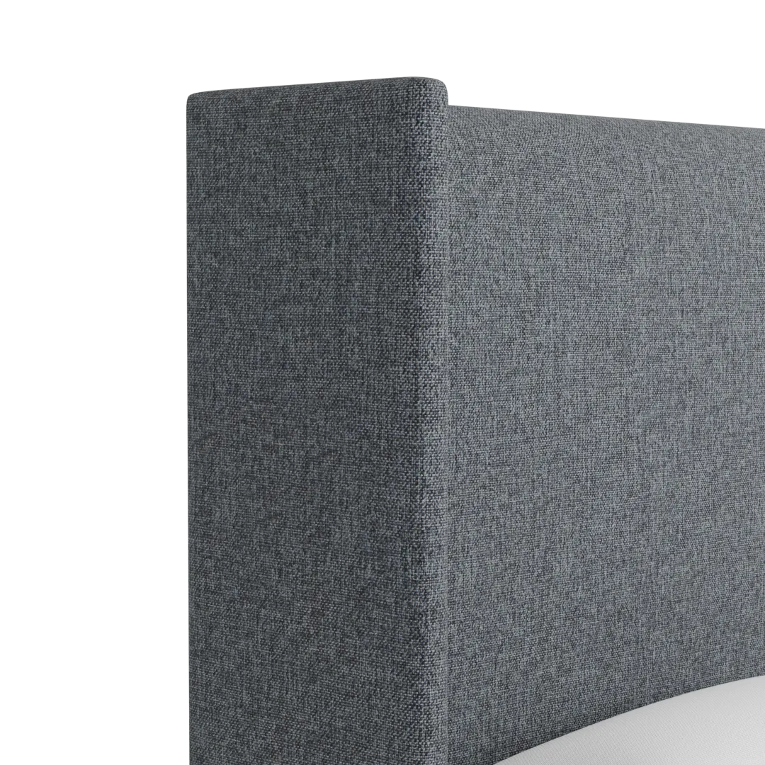 Captiva Elavation Gray 60" Upholstered Shelter Bed