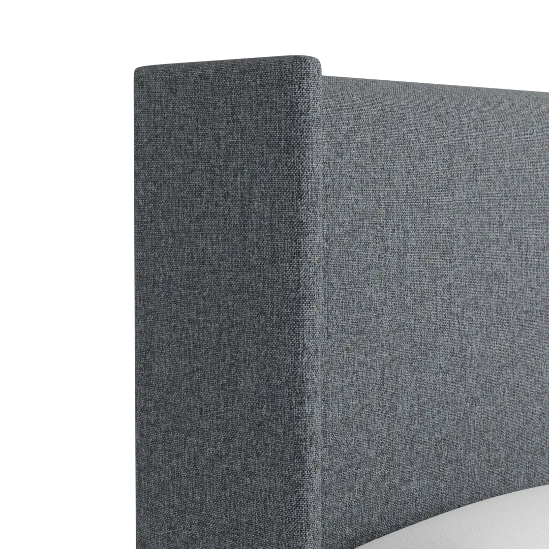 Captiva Elavation Gray 60" Upholstered Shelter Bed Captiva Elavation Gray 60" Upholstered Shelter Bed