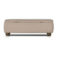 Four Hands Ramsey Light Beige Upholstered Bench