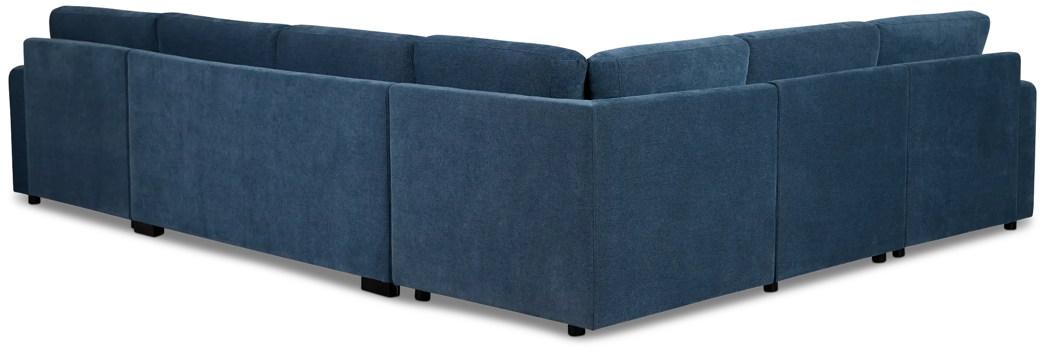 Addie Blue Fabric Medium Right Chaise Storage Sleeper Sectional Addie Blue Fabric Medium Right Chaise Storage Sleeper Sectional