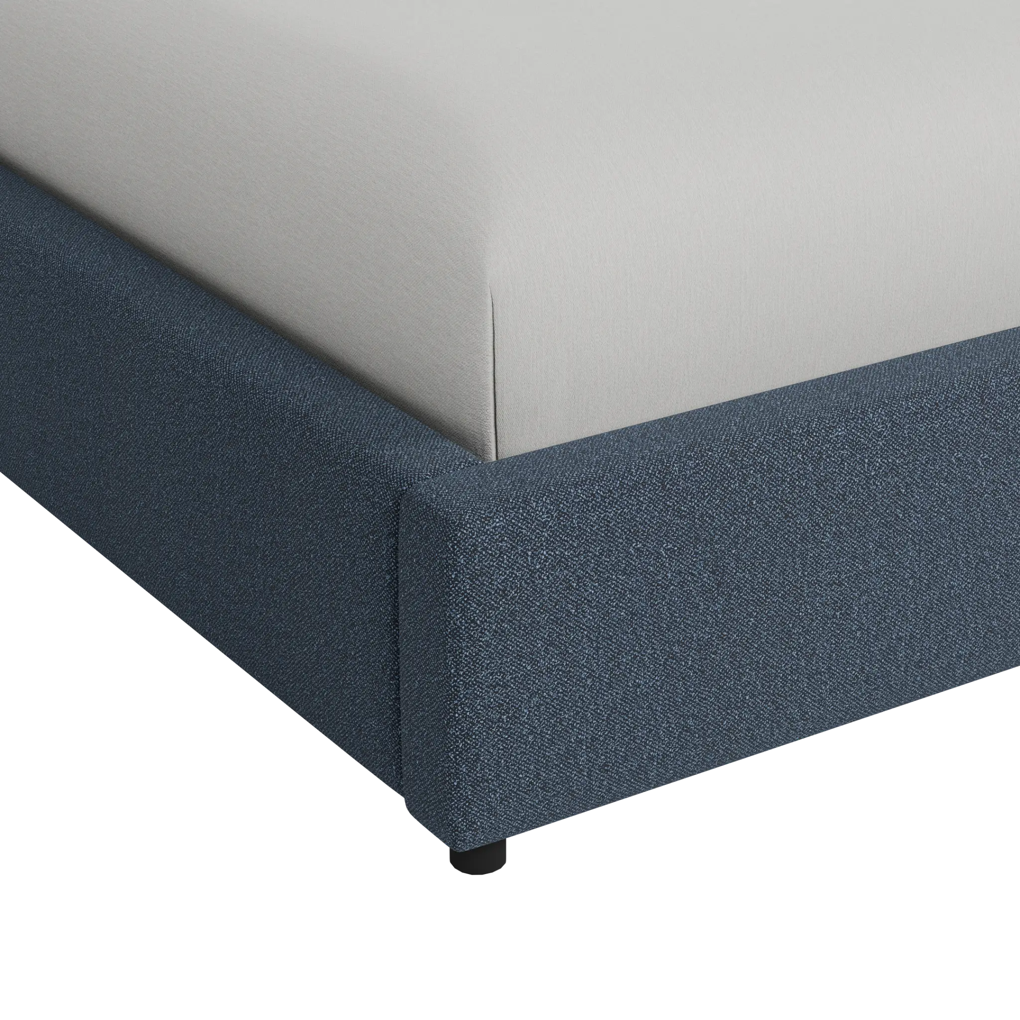 Grayton Elite Dark Blue 54" Upholstered Platform Bed Grayton Elite Dark Blue 54" Upholstered Platform Bed