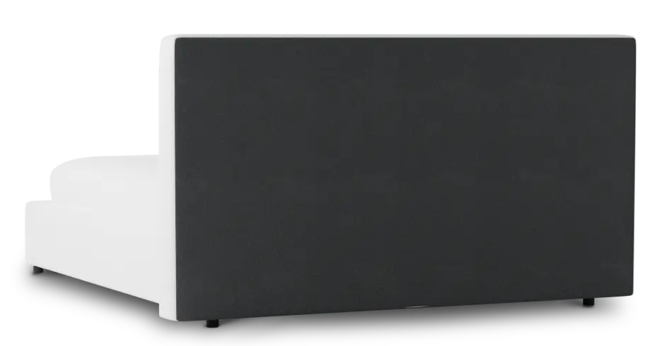 Grayton Suave White 44" Upholstered Platform Bed Grayton Suave White 44" Upholstered Platform Bed