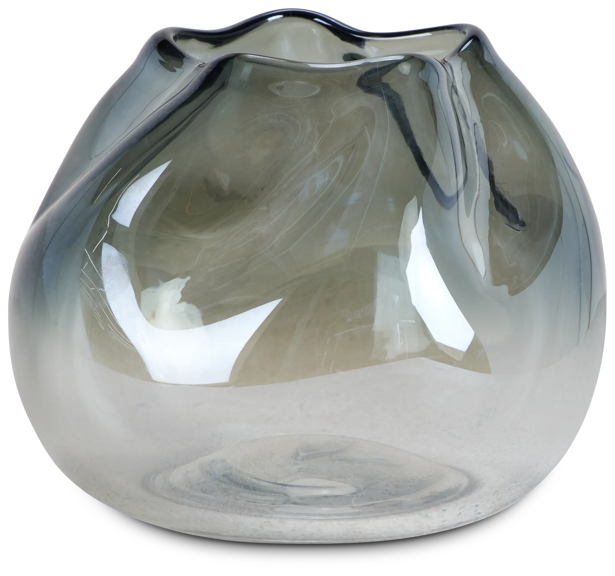 Tinley Dark Gray Small Vase