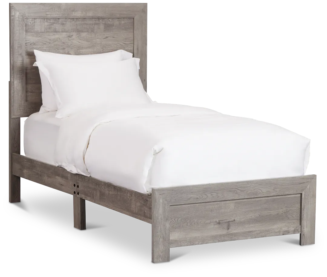 Ollie Gray Panel Bed