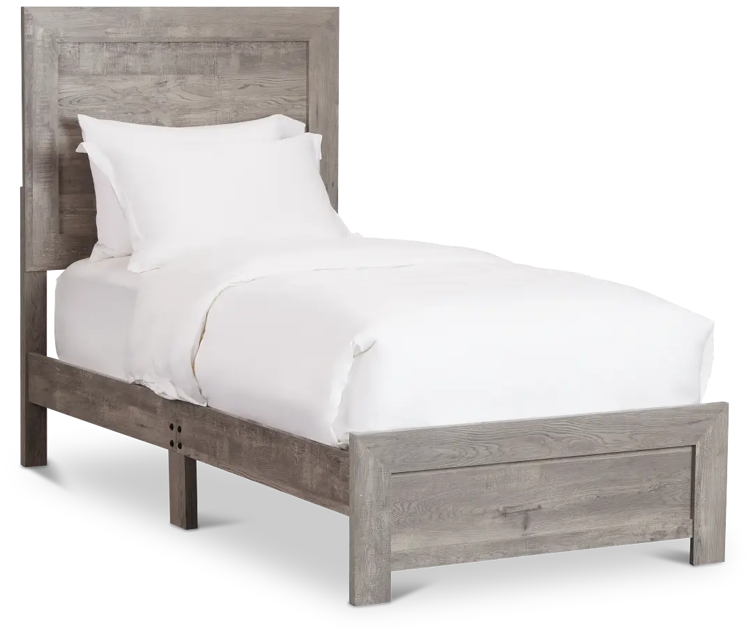 Ollie Gray Panel Bed Ollie Gray Panel Bed