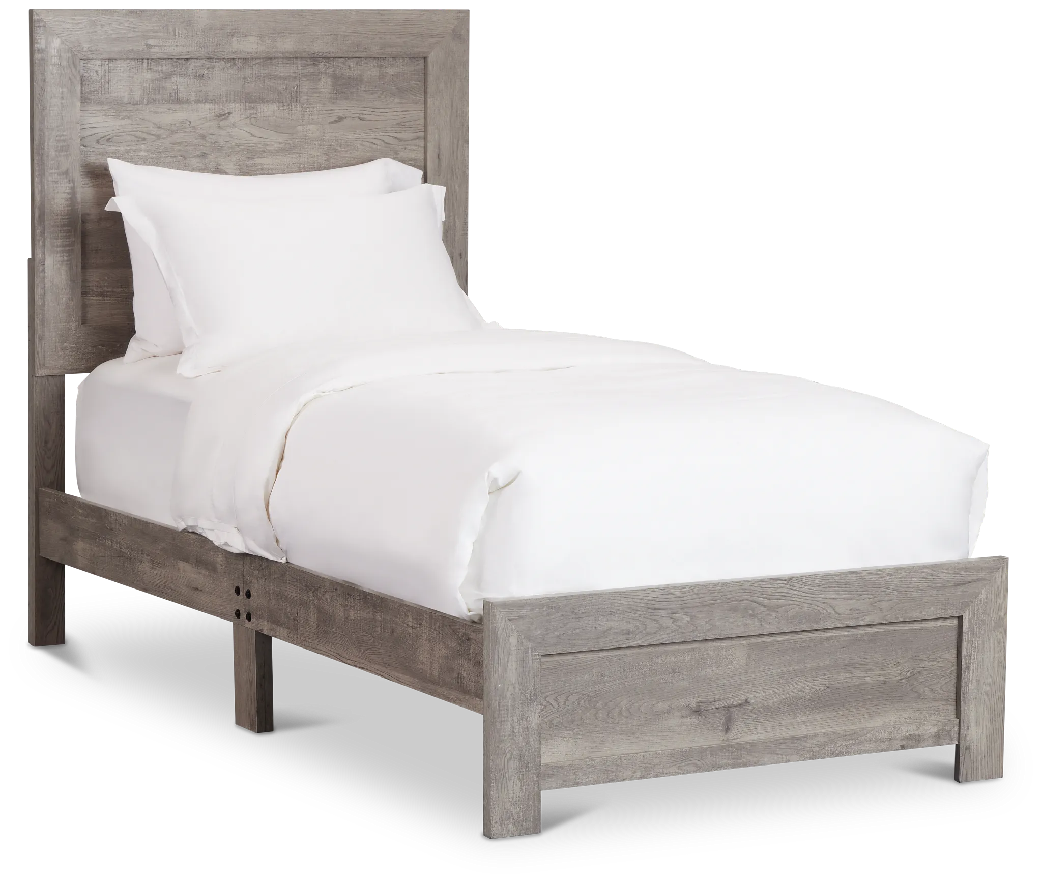 Ollie Gray Panel Bed