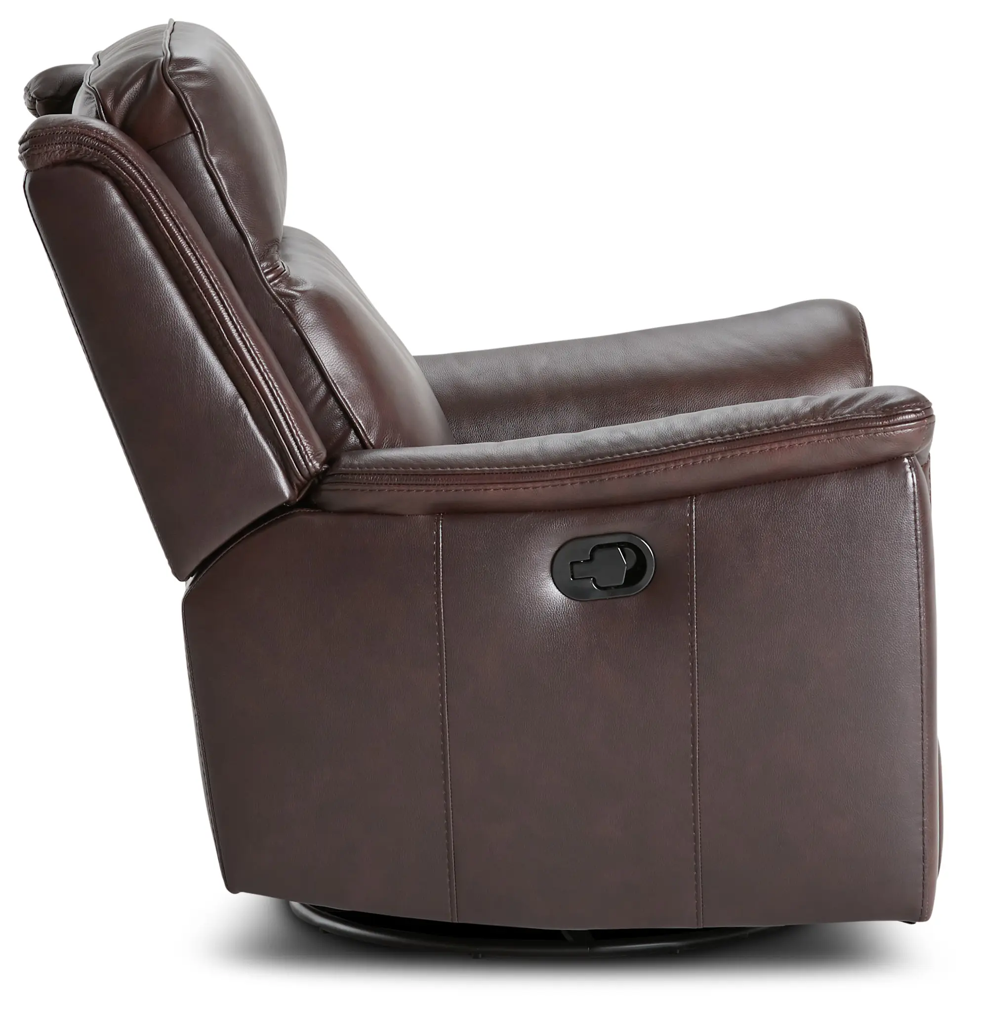 Aiden Brown Leather Swivel Glider Recliner Aiden Brown Leather Swivel Glider Recliner