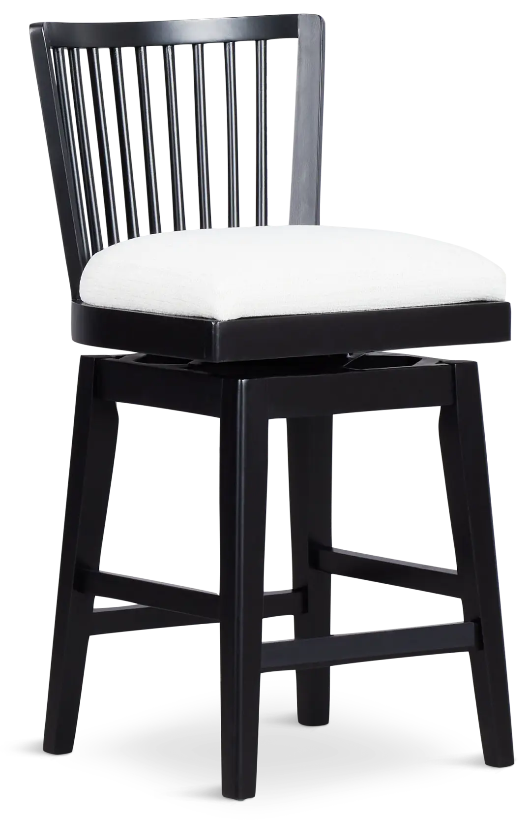Southlake Black 24" Swivel Barstool Southlake Black 24" Swivel Barstool