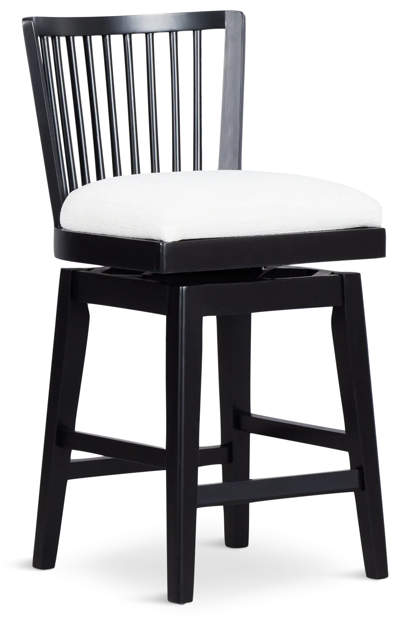 Southlake Black 24" Swivel Barstool Southlake Black 24" Swivel Barstool