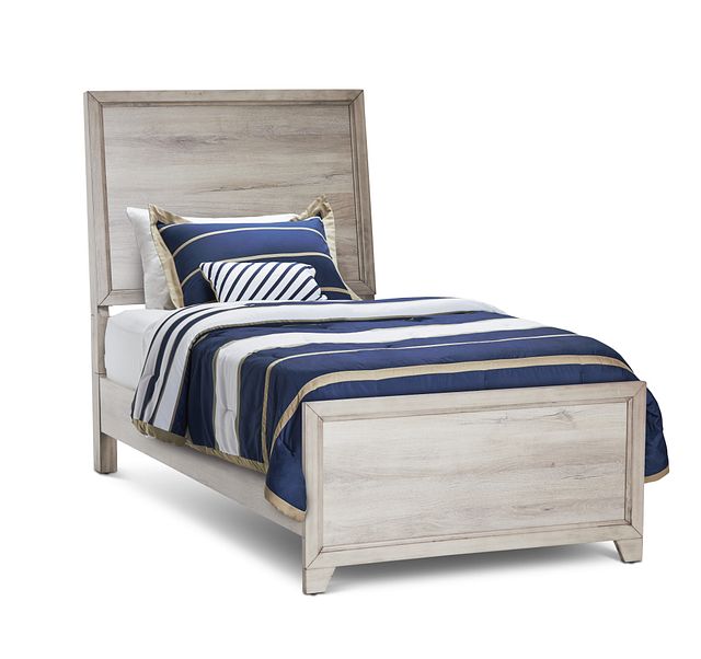 Rivercreek Gray Wood Panel Bed