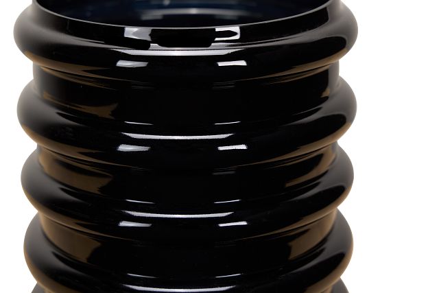Aysu Black Medium Vase