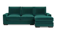 Edgewater Joya Green Right Chaise Sectional