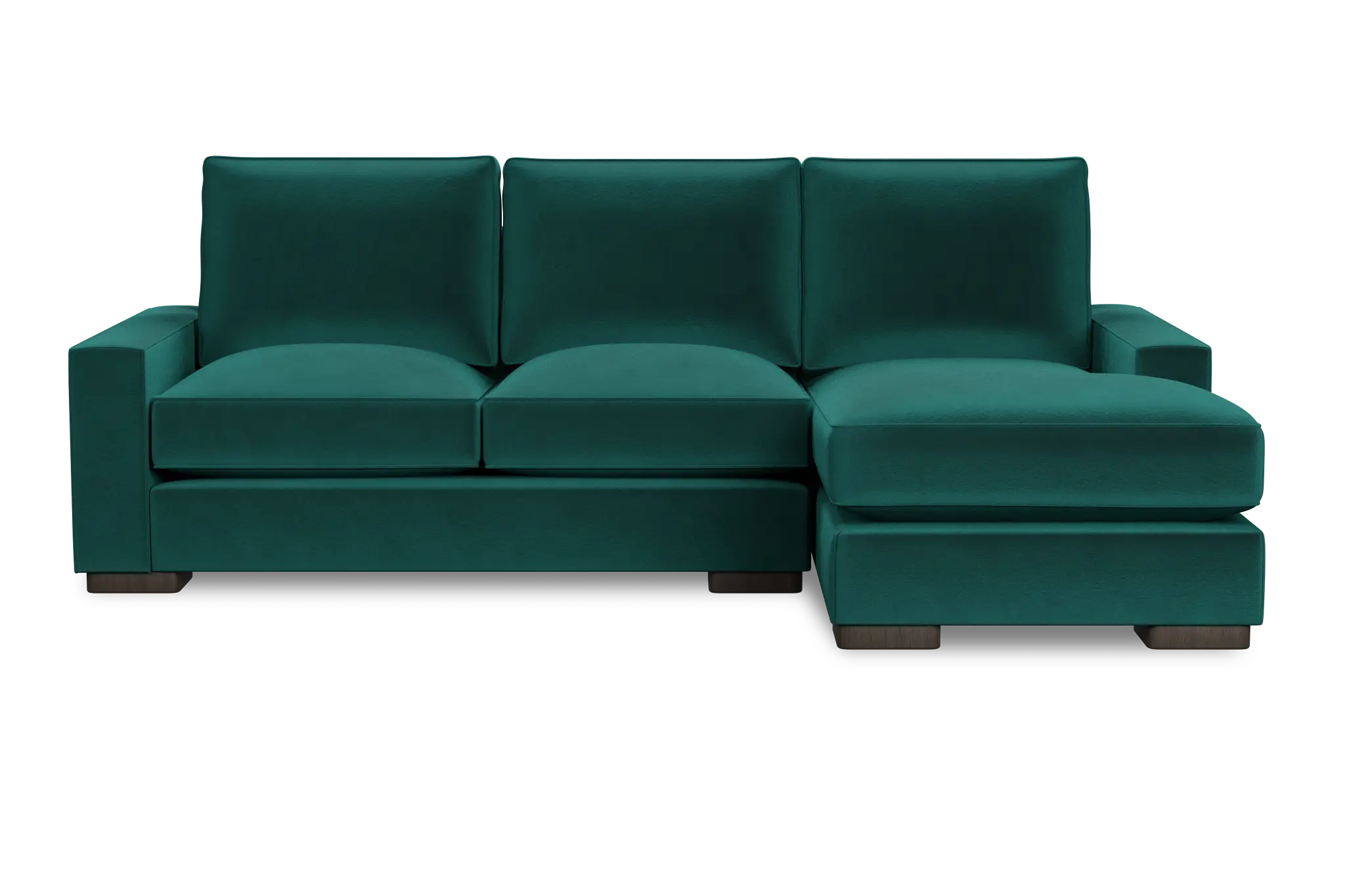 Edgewater Joya Green Right Chaise Sectional Edgewater Joya Green Right Chaise Sectional