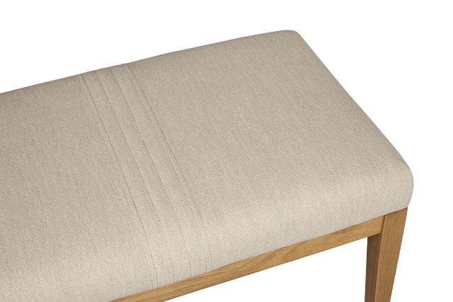 Tahoe Light Tone Upholstered Dining Bench