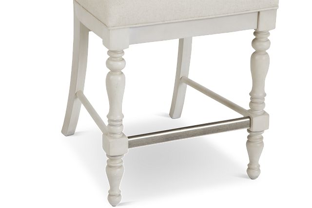 Savannah Ivory 24" Wood Barstool