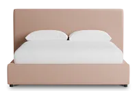 Grayton Joya Light Pink 44" Upholstered Platform Bed