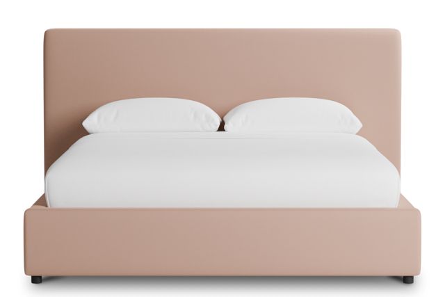 Grayton Joya Light Pink 44" Upholstered Platform Bed