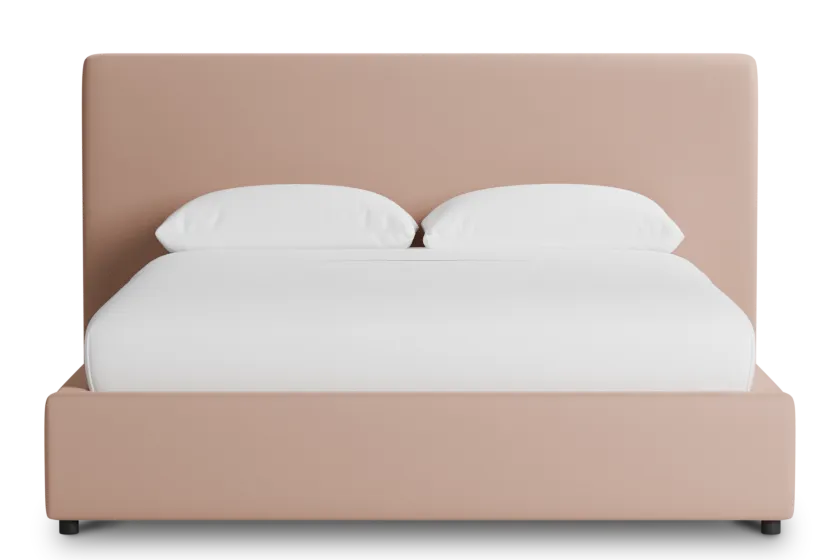 Grayton Joya Light Pink 44" Upholstered Platform Bed