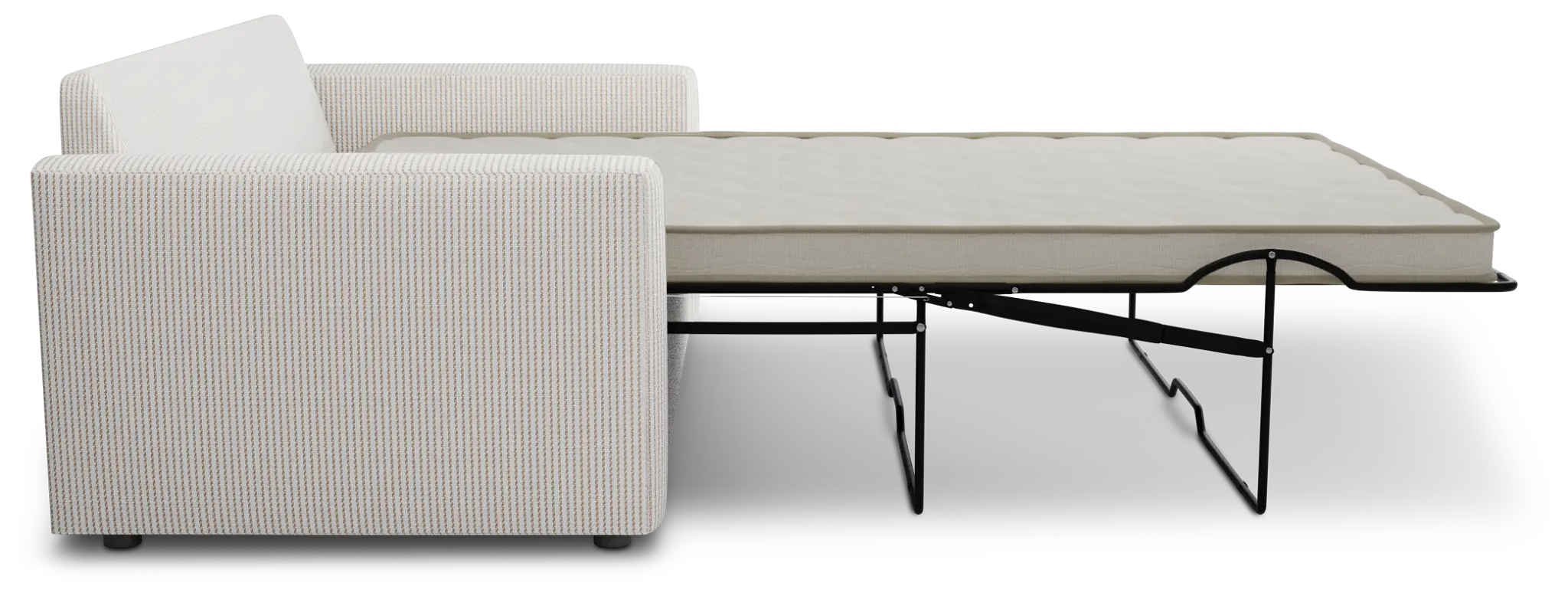 Siesta Lucy Light Beige Fabric Innerspring Sleeper Siesta Lucy Light Beige Fabric Innerspring Sleeper