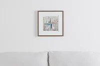 Compass Multicolored Framed Wall Art