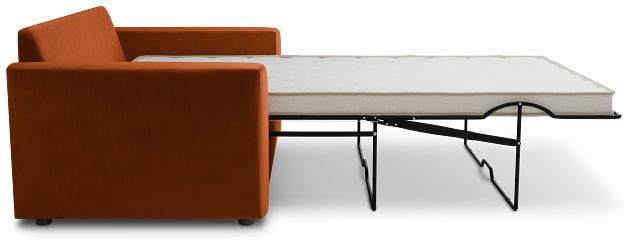 Siesta Joya Orange Fabric Innerspring Sleeper