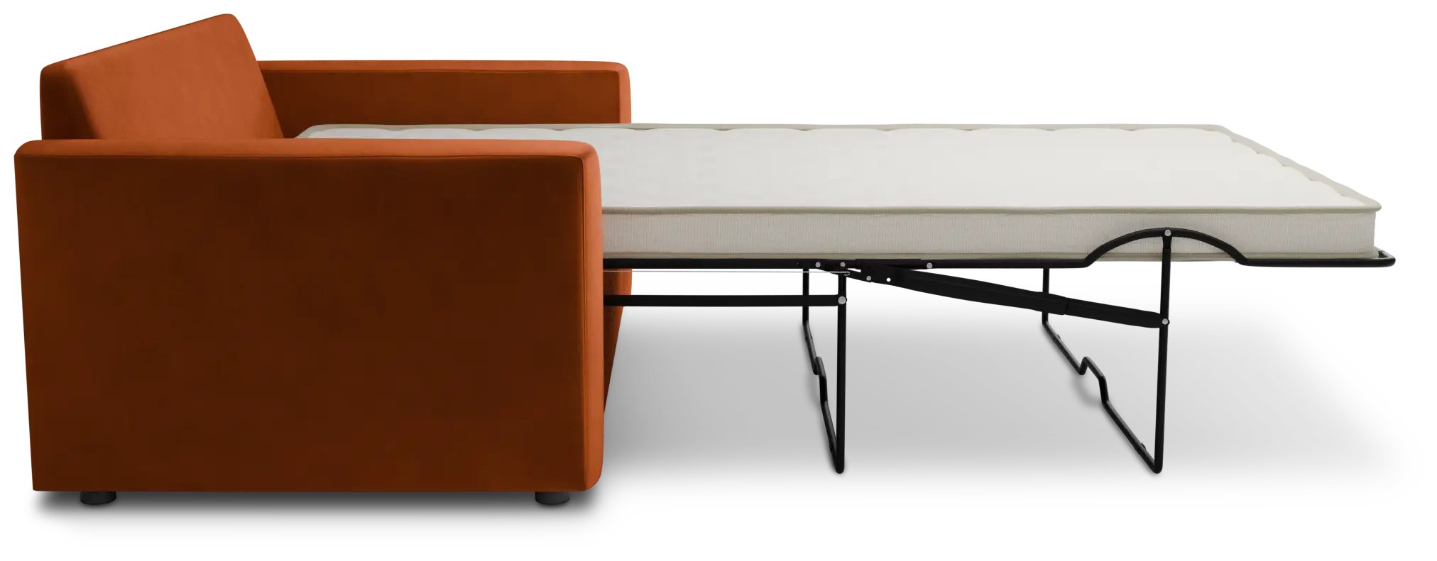 Siesta Joya Orange Fabric Innerspring Sleeper Siesta Joya Orange Fabric Innerspring Sleeper