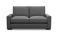 Edgewater Delray Dark Gray Loveseat