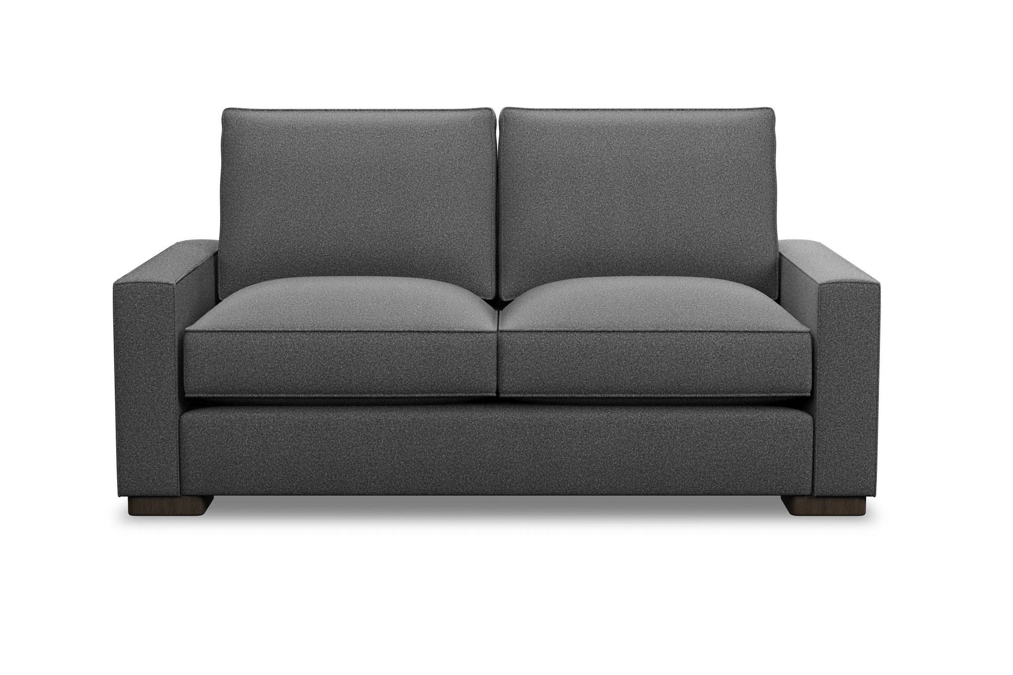 Edgewater Delray Dark Gray Loveseat