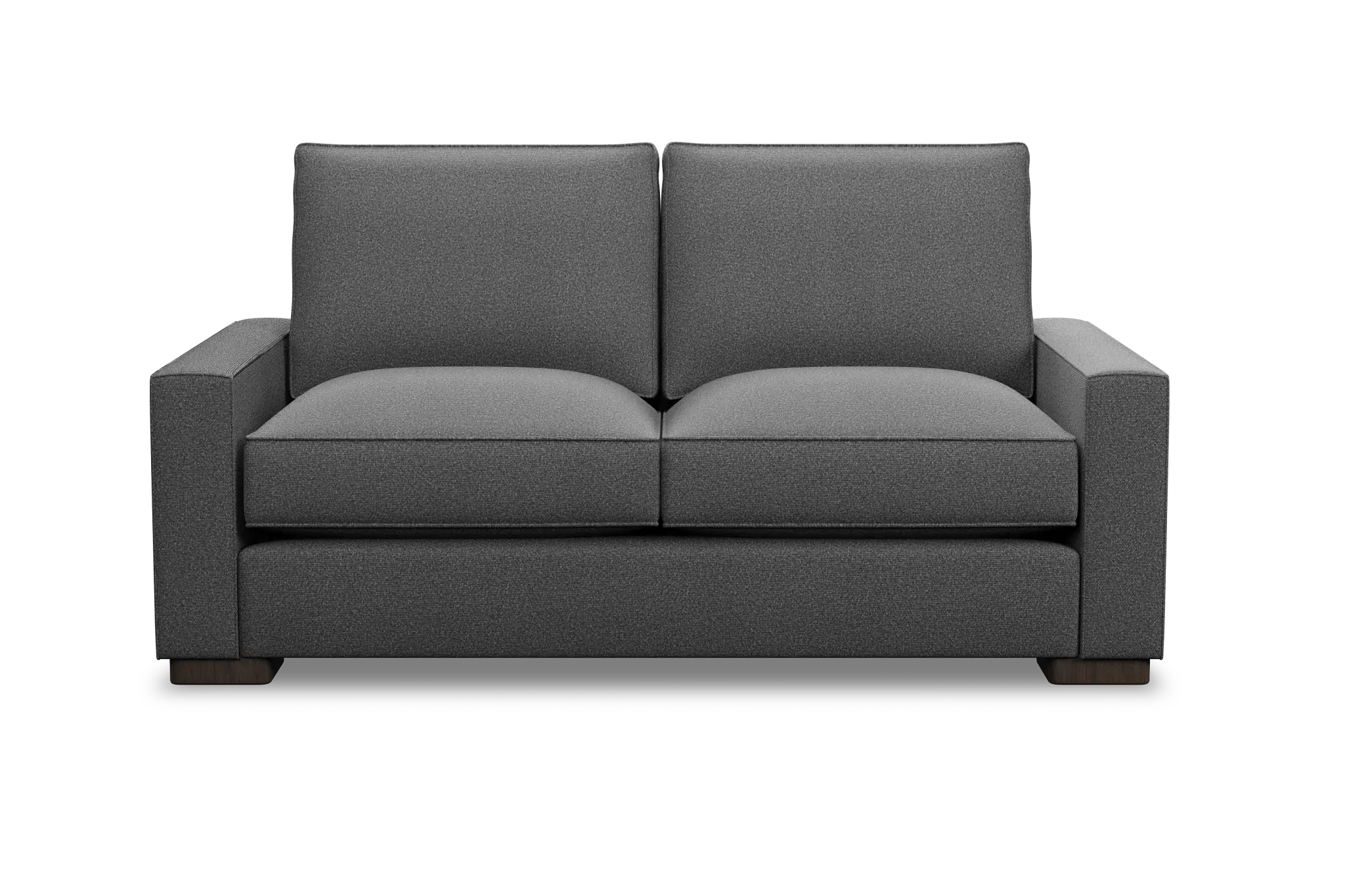Edgewater Delray Dark Gray Loveseat Edgewater Delray Dark Gray Loveseat