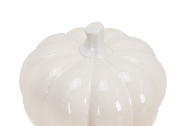 Pumpkin Ivory Medium Tabletop Accessory