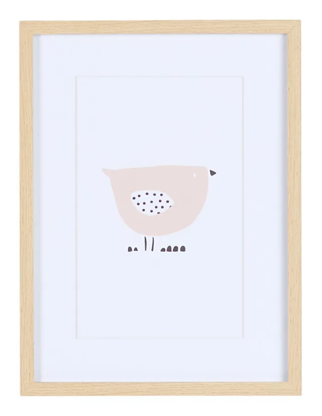 Finch Pink Framed Wall Art