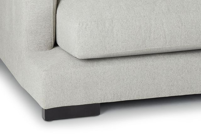 Emery Gray Fabric Large Right Chaise Sectional