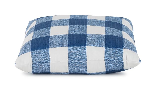 Anderson Dark Blue 18" Indoor/outdoor Square Accent Pillow