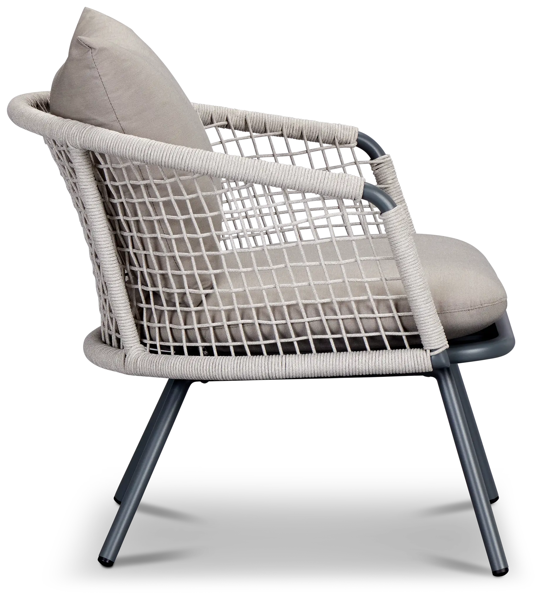 Antigua Gray Rope Arm Chair Antigua Gray Rope Arm Chair