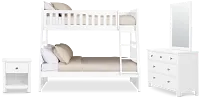 Charleston White Bunk Bed Bedroom